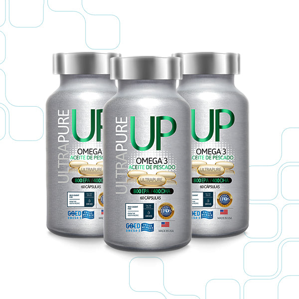 Omega-3 UP Ultrapure · 60 Cápsulas | Pack Trimestral