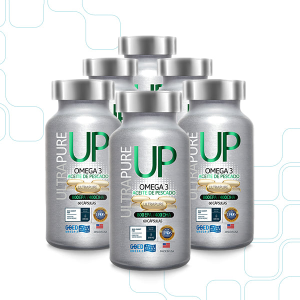 Omega-3 UP Ultrapure · 60 Cápsulas | Pack Semestral o Anual